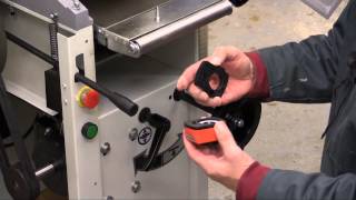 How to setup the Axminster AW 106 PT2 PlanerThicknesser  Part 1 [upl. by Ahsiekar]