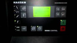 Kaeser compressor automatic onoff [upl. by Lyudmila945]