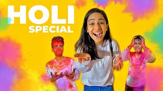 HOLI SPECIAL TWIN TELEPATHY Challenge  Rimorav Vlogs [upl. by Anahsar]