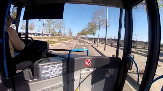 Barcelona airport T2 to T1 with free bus shuttle [upl. by Stultz800]