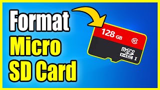 How to Format Micro SD Card on Windows 10 PC Fast Method [upl. by Ritz796]