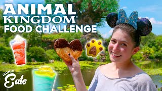 Ultimate Animal Kingdom Food Challenge Trying ALL Of The Disney World Treats [upl. by Gregg]