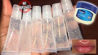 DIY CLEAR LIPGLOSS WITH VASELINE NO GLOSS BASE NO VERSAGEL [upl. by Swann]