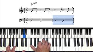 Samba Piano Tutorial  Chords Comping Rhythm Pattern [upl. by Sonafets]