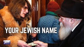 Heres Your Jewish Name  The Lubavitcher Rebbe [upl. by Earas]