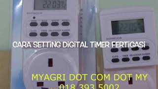 Cara setting digital timer [upl. by Eiznikcm]