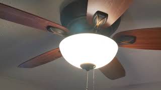 Ceiling Fans in my Friends House On All Speeds  Spindown [upl. by Eberta192]