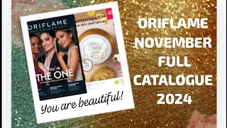 Oriflame November Full Catalogue 2024 chill music 🎶 [upl. by Leatrice]