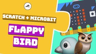 Scratch Flappy Bird Game Tutorial for Microbit aka LEDdy Bird PART 1 [upl. by Bahr]