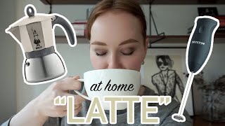 HOW TO MAKE A quotLATTEquot AT HOME moka pot  frother [upl. by Mit247]