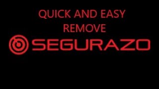 Segurazo Antivirus Software Removal Windows 10  STILL WORKS 2020  2021 [upl. by Sacks]