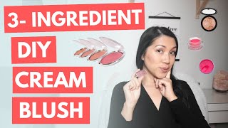 How To Make Cream Blush High Quality ORGANIC NATURAL AND EASY [upl. by Georg243]