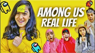 PLAYING AMONG US IN REAL LIFE WITH MY FAMILY PART 2  Rimorav Vlogs [upl. by Publia]