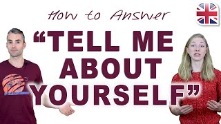 How to Answer Tell Me About Yourself  Spoken English Lesson [upl. by Sew912]