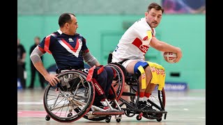 Highlights  England v France Wheelchair [upl. by Cony408]