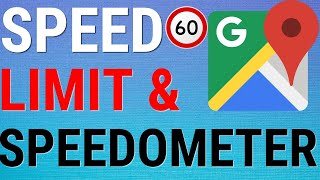 How To Get Speedometer amp Speed Limits On Google Maps [upl. by Tripp]