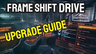 Elite Dangerous Frame Shift Drive Upgrade Guide for Beginners [upl. by Binah826]