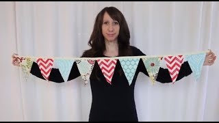 How to Make a Pennant Banner [upl. by Alba206]