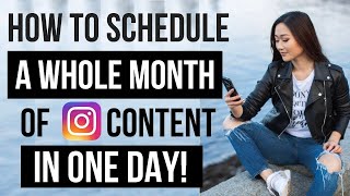 How to PLAN SCHEDULE and AUTOMATE your Instagram posts Create CONSISTENT Content in your SLEEP [upl. by Acysej290]