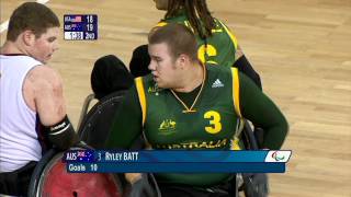 Wheelchair Rugby Final Highlights  Beijing 2008 Paralympic Games [upl. by Ayotac505]