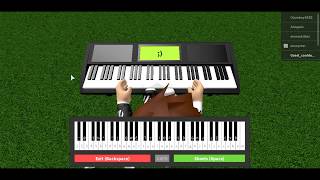 JoJos Bizarre Adventure Golden Wind Giornos Theme  Roblox Piano TutorialSheets in Description [upl. by Eimmak]