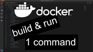 Docker build amp run in 1 command [upl. by Niliac761]