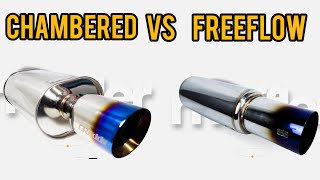 Why CHAMBERED mufflers sounds deeper than FREEFLOW [upl. by Pedro]