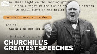 How Winston Churchills Speeches helped to win WW2 [upl. by Olrak]