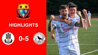 Caerleon 05 Cwmbrân Town  Gwent FA Senior cup  Quarter final highlights [upl. by Emily]