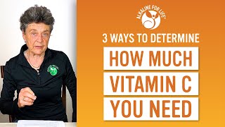 How Much VITAMIN C Should You Take Here Are 3 Ways to Tell [upl. by Akemyt]