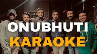 Onubhuti  KARAOKE  Arbovirus Original Instrumental [upl. by Nagap208]