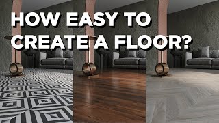 3dsMax Corona Photo Realistic Floor Material Easy Way [upl. by Ahsap]