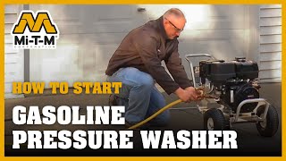 How To Start A Gas Pressure Washer [upl. by Stoll]