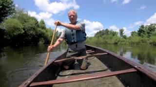 Total Outdoorsman How to Paddle a Canoe Solo [upl. by Yenttihw]