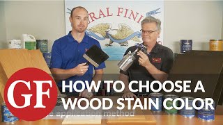 6 Steps To Choosing Wood Stain Colors  General Finishes [upl. by Det]