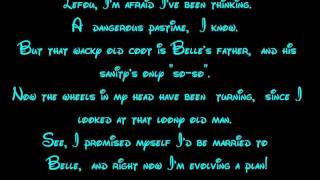 Gaston Reprise  Beauty And The Beast Lyrics HD [upl. by Veron404]