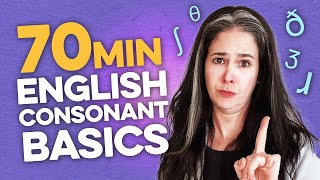 Learn 24 English Consonant Sounds in 70 Minutes  Pronunciation Compilation  Rachels English [upl. by Clare]