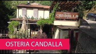 OSTERIA CANDALLA  ITALY CAMAIORE [upl. by Adiaros797]