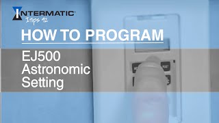 How to Program the EJ500 Astronomic Setting [upl. by Leavy]