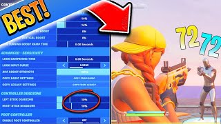 CHANGE These SETTINGS for AIMBOT AIM BEST Fortnite Settings PS4XBOX Fortnite BEST Settings [upl. by Zenda200]