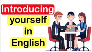 How to introduce yourself in English [upl. by Sucul623]