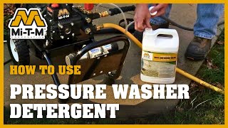 How To Use Detergent For Your Pressure Washer [upl. by Ameh]