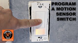 How to Program the Maestro Motion Sensor Light Switch [upl. by Gnues]