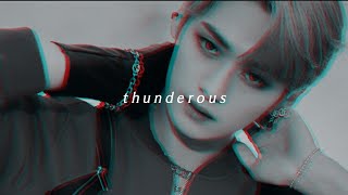 stray kids  thunderous  𝐬𝐥𝐨𝐰𝐞𝐝 𝐧 𝐫𝐞𝐯𝐞𝐫𝐛 [upl. by Einafats]