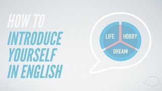 How to Introduce yourself in English [upl. by Mat936]