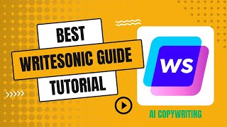 writesonic tutorial [upl. by Moss]