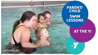 ParentChild Swim Lessons at the Y [upl. by Legnaleugim257]