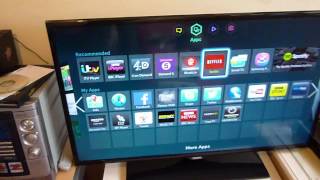 Check Out My New TV  Samsung 40quot LED Smart TV [upl. by Garik]