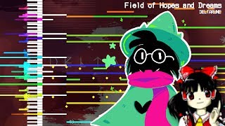 Field of Hopes and Dreams  DELTARUNE  Touhou Style Remix  MIDI Remaster [upl. by Aivila]