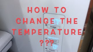 Samsung Fridge How to Change the Temperature [upl. by Leiuqeze]